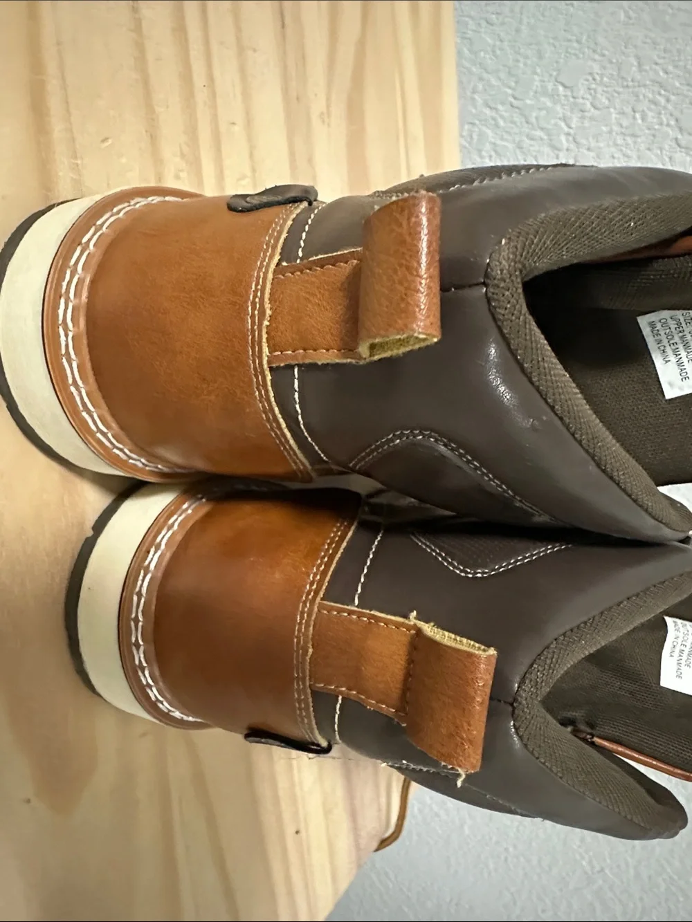 Xray Men's Brown Work Boots - Lace-Up Casual Comfort 8.5